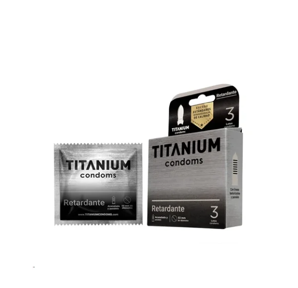 Condón Titanium Retardante