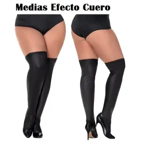 Medias Efecto Cuero