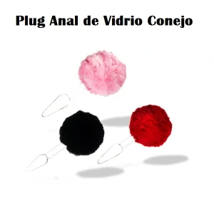 Plug Anal Cola Conejo (Vidrio)