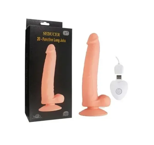 Vibrador Realista silicona con ventosa