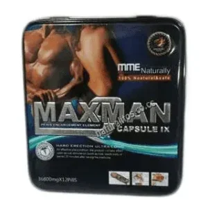 Potenciador Sexual Max Man X-UNIDAD